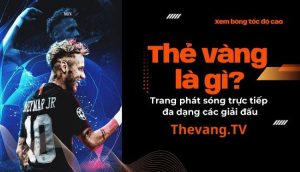 Xem bóng đá miễn phí, chất lượng cao tại Thevang TV